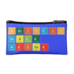 Periodic
 Table
 Writer  Cosmetic Bag