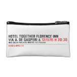 hotel together florence inn via a. de gasperi 6  Cosmetic Bag