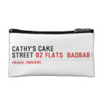 Cathy's Cake Street  Cosmetic Bag