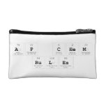 AP chem
 rules  Cosmetic Bag