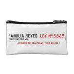 Familia reyes   Cosmetic Bag