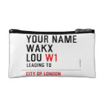 Your Name WAKX LOU  Cosmetic Bag