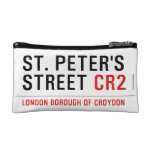 St. peter's Street  Cosmetic Bag
