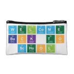 Welcome
 Back to
 School  Cosmetic Bag