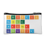 Periodic
 Table
 Writer
 srpolicia  Cosmetic Bag