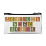Periodic
 Table
 Writer  Cosmetic Bag