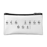 Nerdy Unicorn
 Bacon  Cosmetic Bag