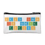 Santa Clause
  Is Coming 
 ToTown  Cosmetic Bag