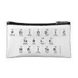 Periodic
 Table
 Writer  Cosmetic Bag