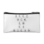 keep 
 calm 
 and 
 do 
 science  Cosmetic Bag