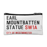 earl mountbatten statue  Cosmetic Bag