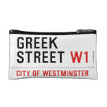 Greek Street  Cosmetic Bag