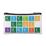 Evelyn
 Eamon
 Freddie  Cosmetic Bag