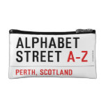 Alphabet  Street  Cosmetic Bag