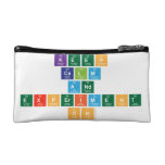 Keep
 calm
 and 
 experiment
 on  Cosmetic Bag