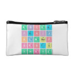 abc|de
 fghij
 klm|nop
 qrstu
 vwxyz  Cosmetic Bag