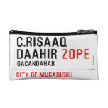 C.risaaq daahir  Cosmetic Bag