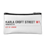 Karla Croft Street  Cosmetic Bag