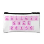 Periodic
 Table
 Writer  Cosmetic Bag