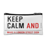 KEEP  CALM  Cosmetic Bag