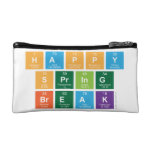 Happy
 Spring
 Break  Cosmetic Bag