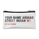 Your Name Arshad  Street Indian  Cosmetic Bag