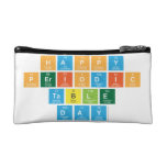 Happy 
 Periodic
 Table 
 Day  Cosmetic Bag