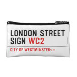 LONDON STREET SIGN  Cosmetic Bag