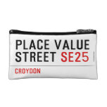 Place value Street  Cosmetic Bag