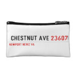  Chestnut Ave  Cosmetic Bag