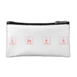 I Lu V U  Cosmetic Bag