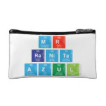 Mr
 RANITA 
 Azul  Cosmetic Bag