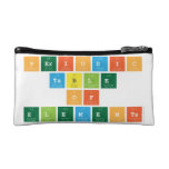 periodic 
 table 
 of 
 elements  Cosmetic Bag