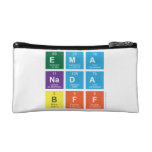 ema
 nada
 bff  Cosmetic Bag
