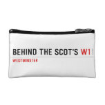 Behind the scot's  Cosmetic Bag