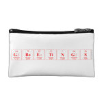 Greetings  Cosmetic Bag