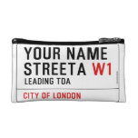 Your Name Streeta  Cosmetic Bag