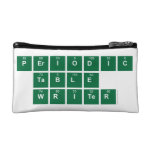 Periodic
 Table
 Writer  Cosmetic Bag