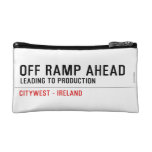 off Ramp ahead  Cosmetic Bag