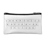 qwe|rtyuiop
 a|sdfghjkl
 zxcvbnm  Cosmetic Bag