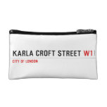 Karla Croft Street  Cosmetic Bag