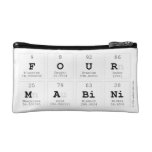 four 
 mabini  Cosmetic Bag
