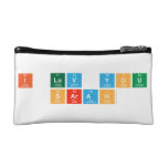 I luv you
 Sarah  Cosmetic Bag