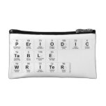Periodic
 Table
 Writer  Cosmetic Bag