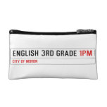 English 3rd grade  Cosmetic Bag