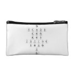Hg
 Venus
 Earth
 Mars
 Jupiter
 Saturn
 U
 Np  Cosmetic Bag