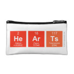 hearts  Cosmetic Bag