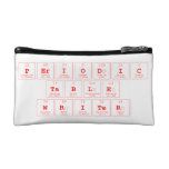 Periodic
 Table
 Writer  Cosmetic Bag