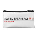 karibu breakfast  Cosmetic Bag
