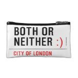 BOTH or NEITHER  Cosmetic Bag